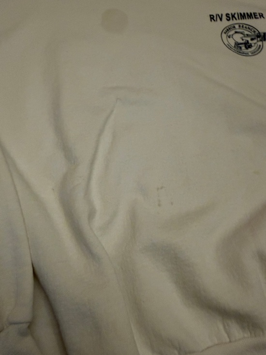 Vintage XL Hanes Crewneck Sweatshirt with Research Vessel Graphic Oceanographic - Picture 6 of 12